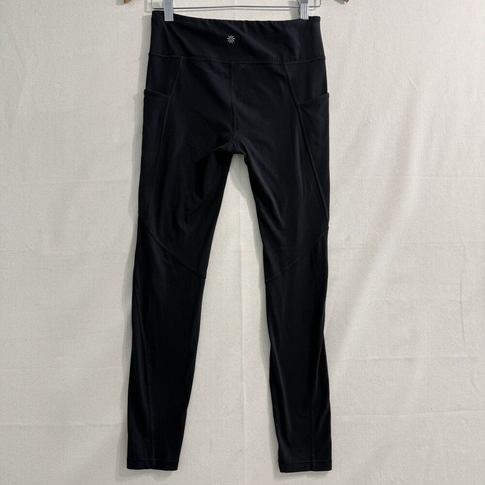 Athleta Girl Size XXL/16 Pull On Leggings Black Pants Pockets